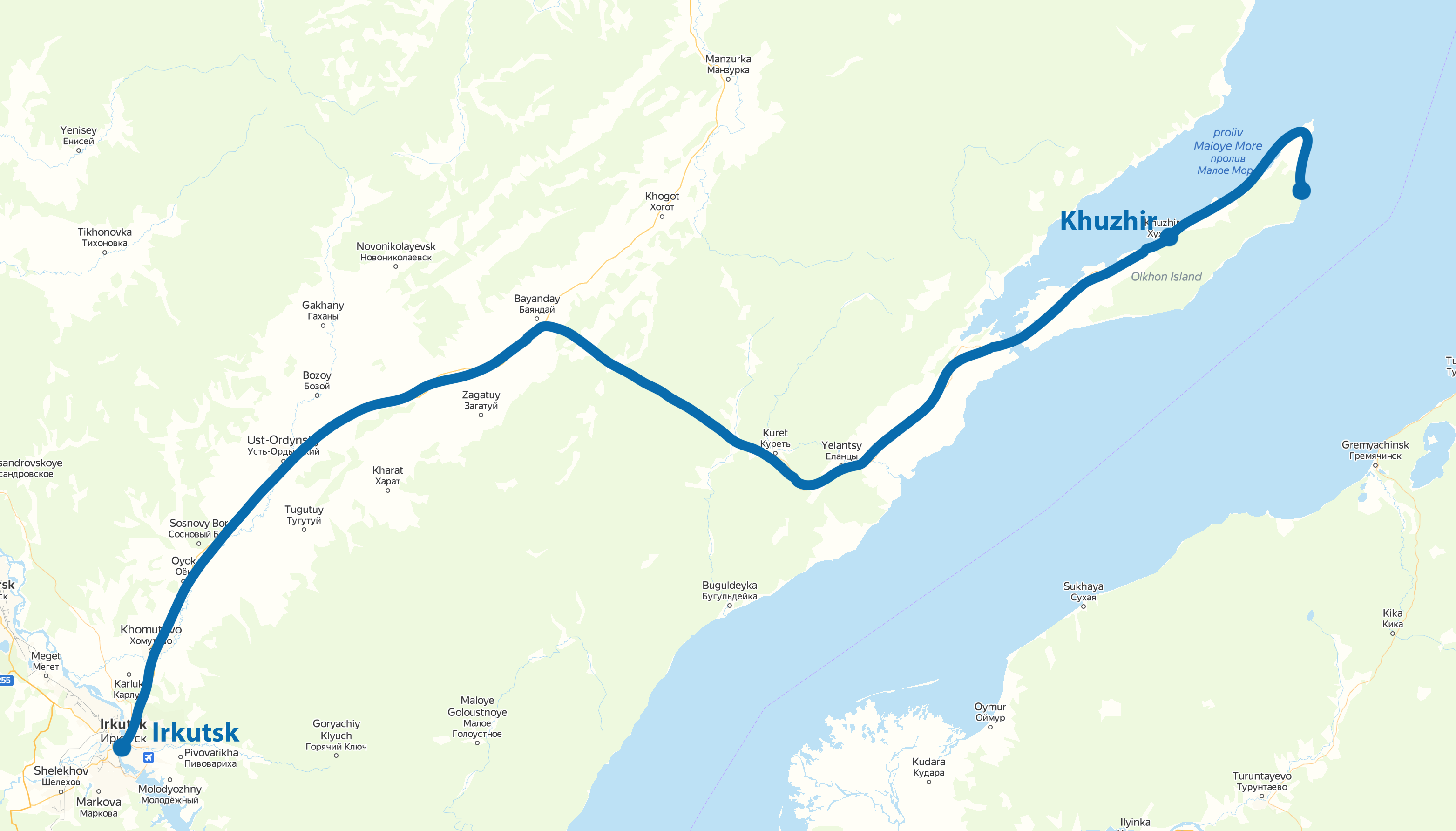 Baikal Map